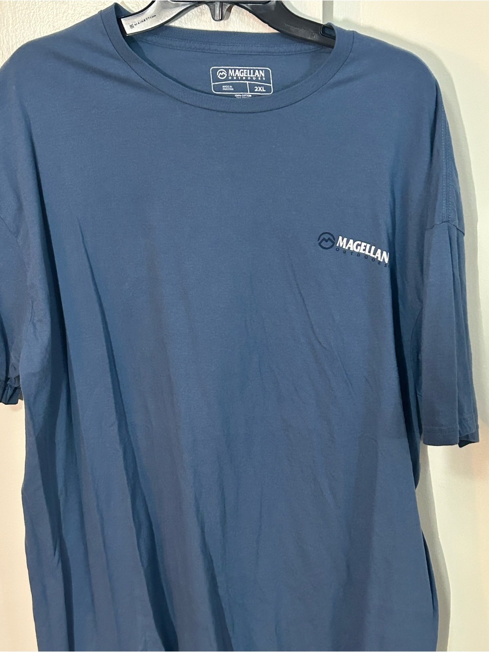 Magellan Outdoors Men's Slate Blue Short-Sleeve Crewneck T-Shirt